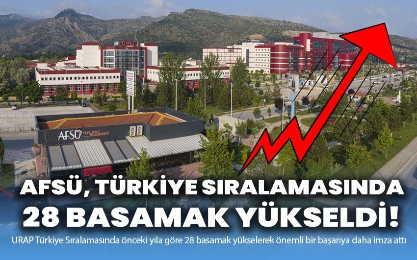 AFSÜ Türkiye Sıralamasında 28 Basamak Yükseldi